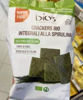 Crackers bio integrali alla spirulina