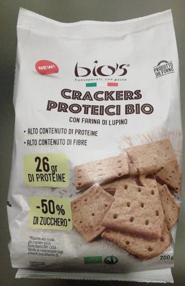 Crecker proteici bio