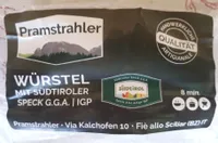 Würstel con Speck Alto Adige IGP