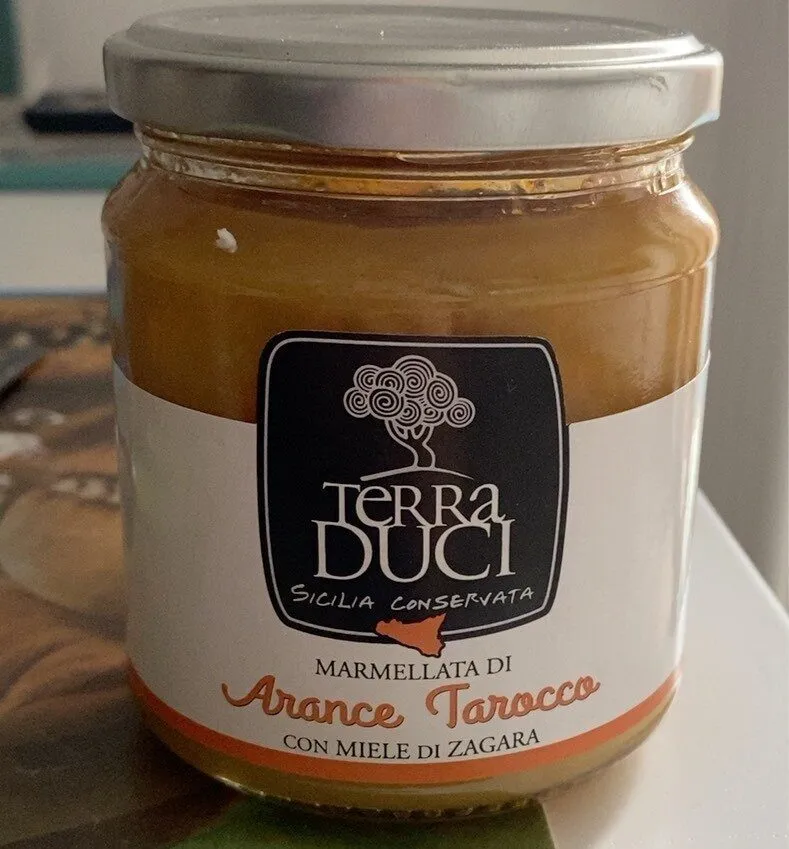 Marmellata di arance tarocco con miele di zagara