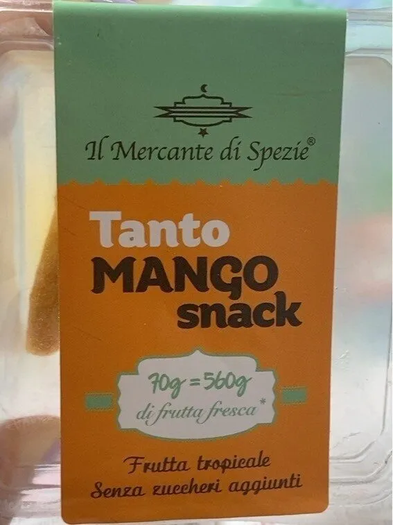 Tanto mango snack