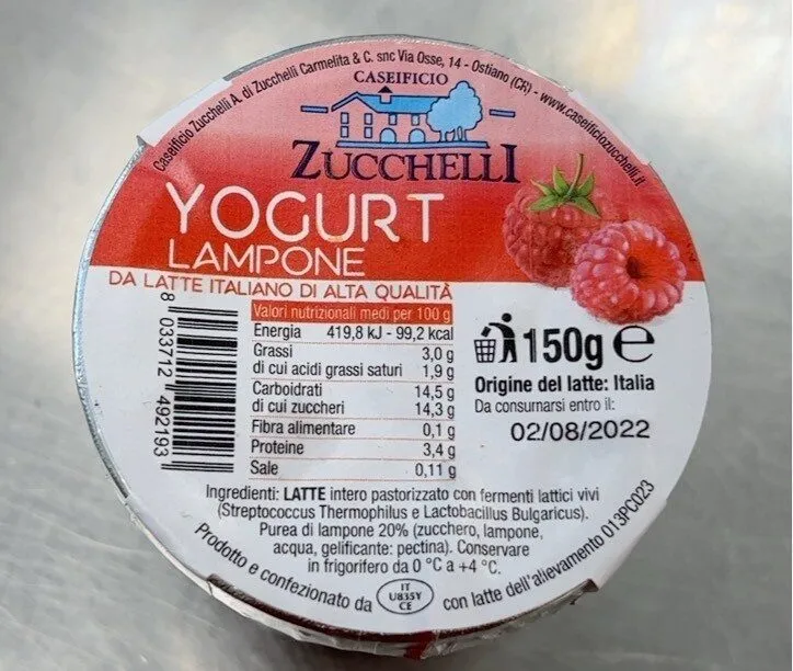 Yogurt lampone