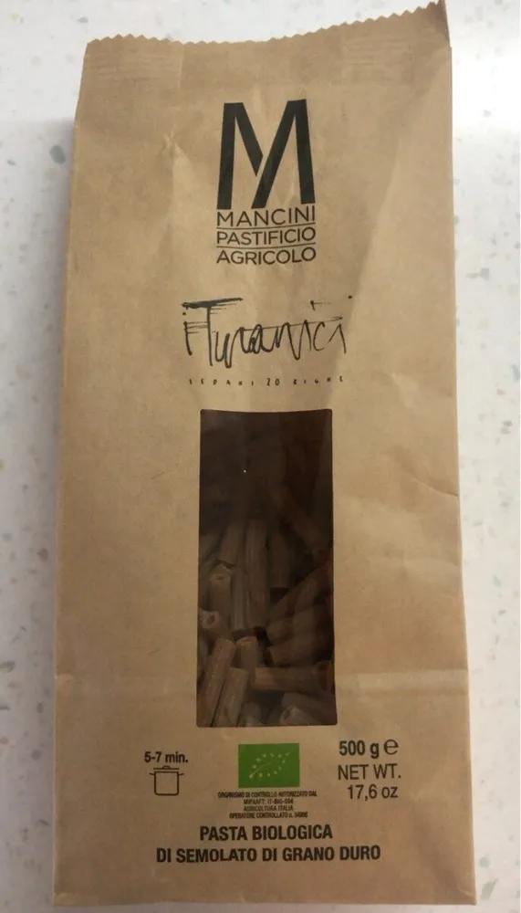 Pasta biologica semolato di grano duro