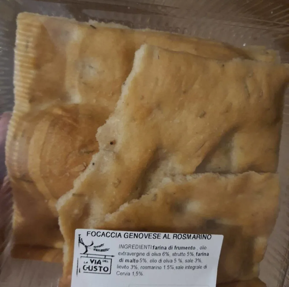 Focaccia genovese al rosmarino
