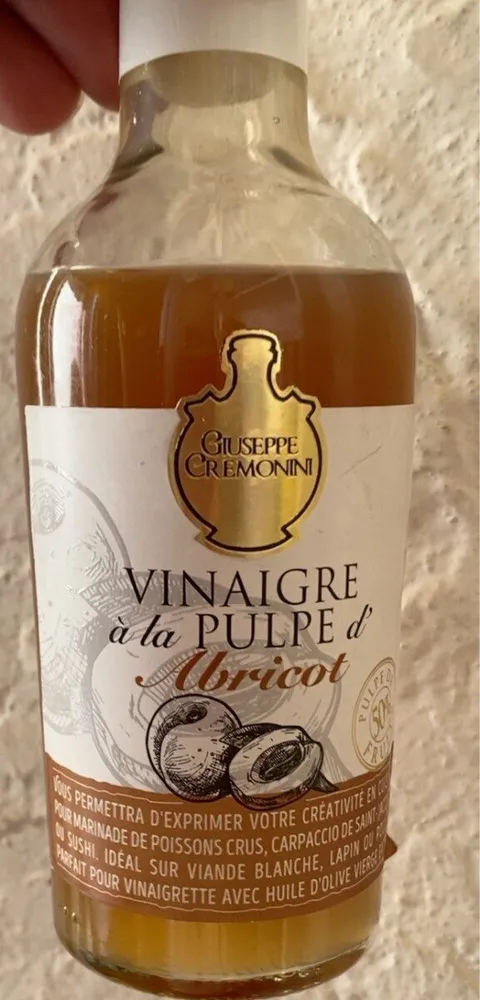 Vinaigre a la pulpe d’abricot