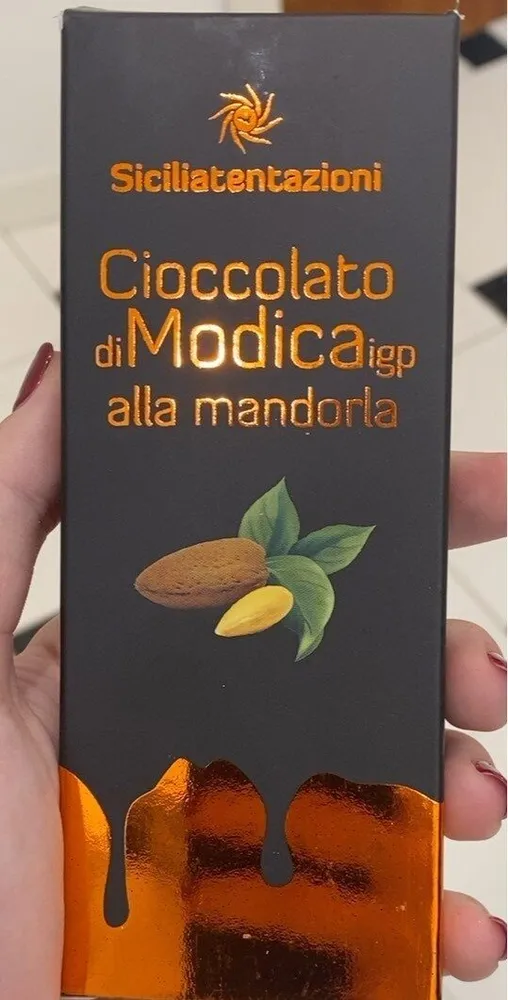 cioccolato di modica alla mandorla