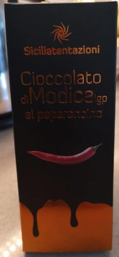 Cioccolato di Modica igp al peperoncino