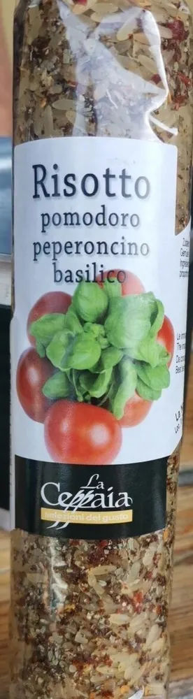 Risotto pomodoro peperoncino basilico