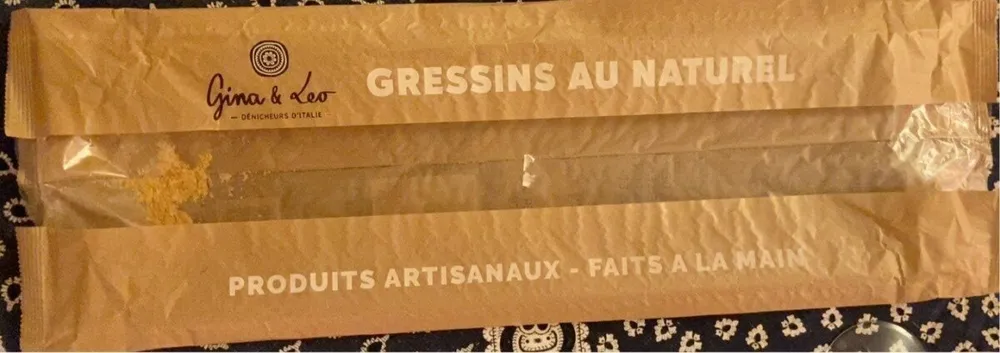 Gressins au naturel