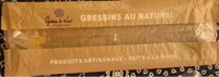 Gressins au naturel