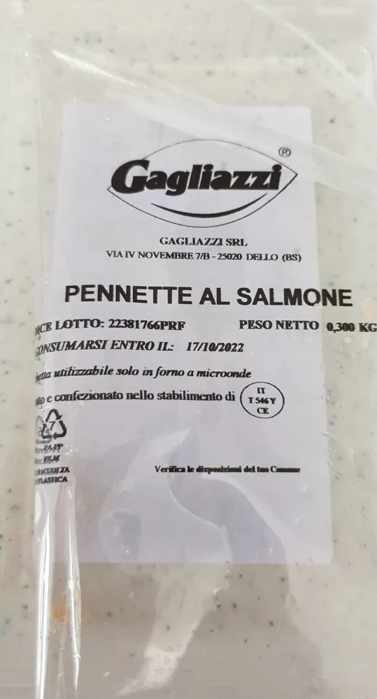 Pennette al salmone