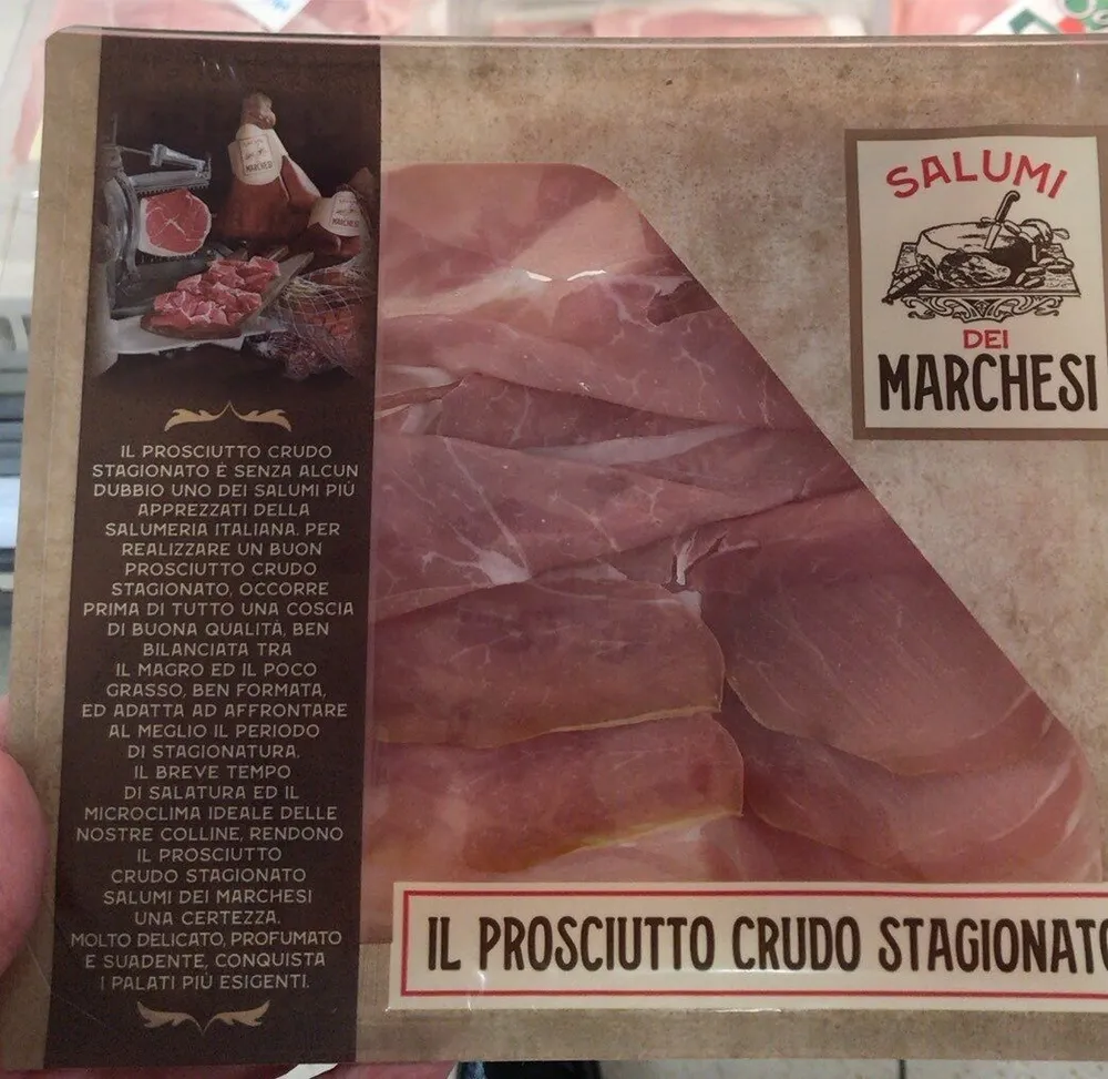 Il prosciuto crudo