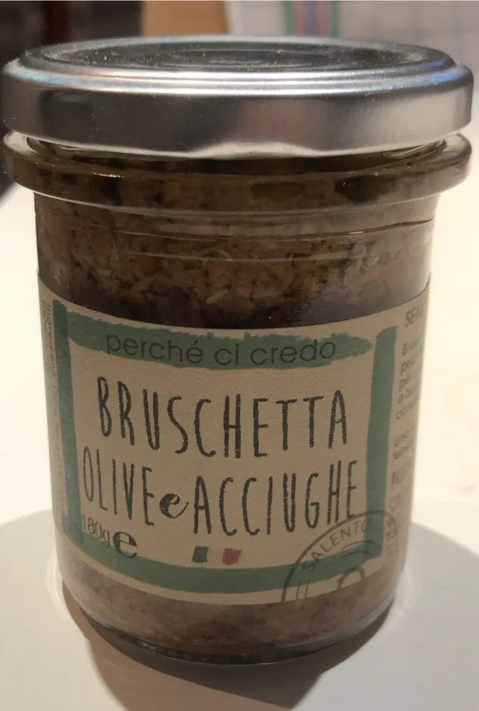 Bruschetta Olive e Acciughe