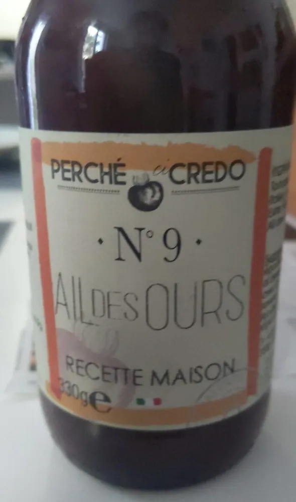 Sauce tomate n9 ail des ours