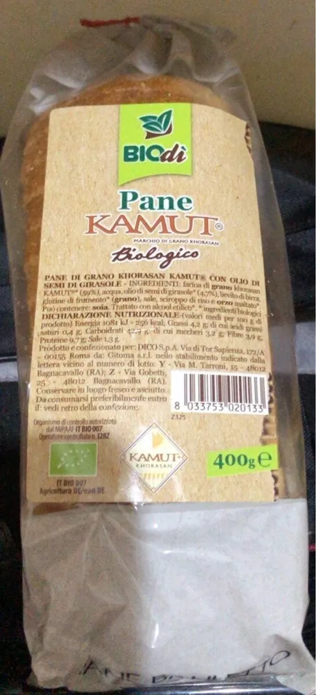 Pane di kamunt biologico