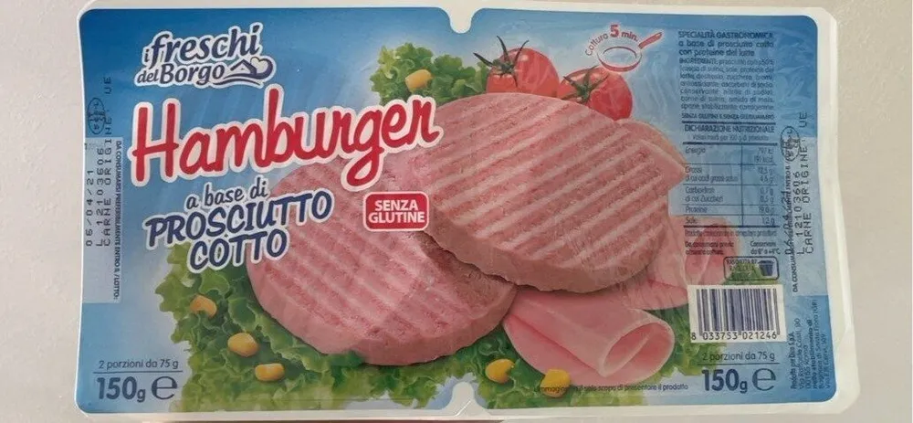 Hamburger di Prosciutto Cotto