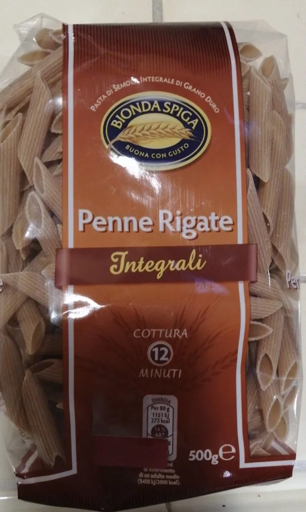 Penne rigate integrali