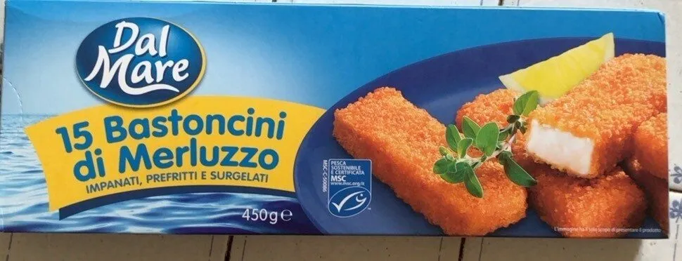 15 Bastoncini di merluzzo