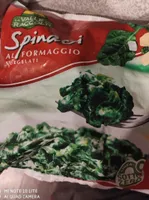 Spinaci al formaggio surgelati