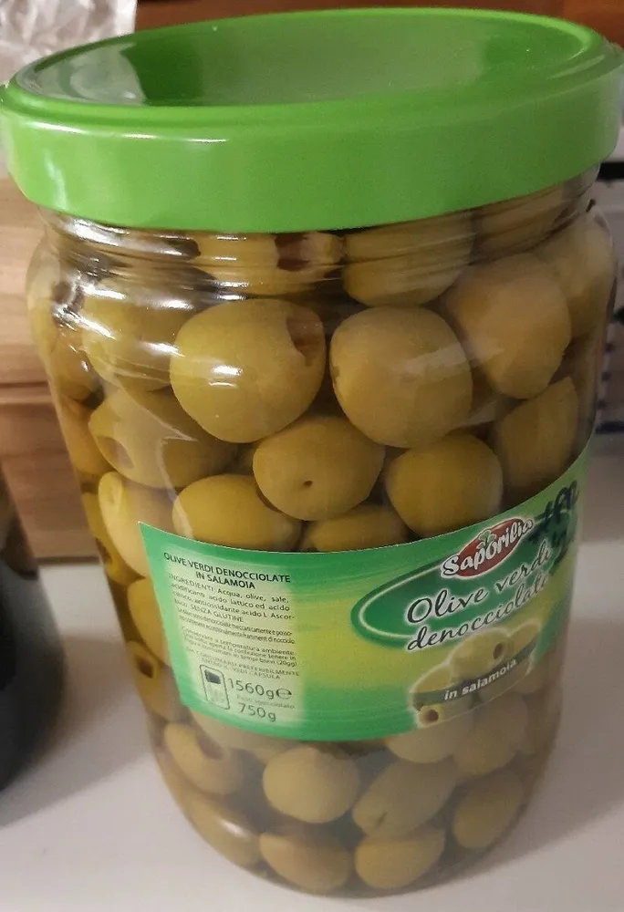 Olive verdi denocciolate