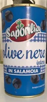 Olive nere intere in salamoia