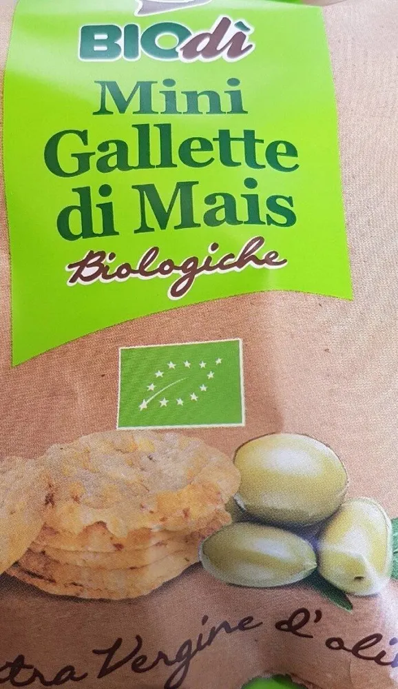 Biodì mini gallette di mais biologiche