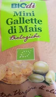 Biodì mini gallette di mais biologiche