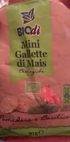 Mini Gallette di Mais biologiche Pomodoro e Basilico