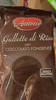 Gallette di riso al cioccolato fondente