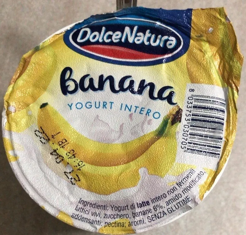 Yogurt intero alla banana
