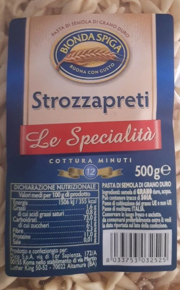 Pasta strozzapreti