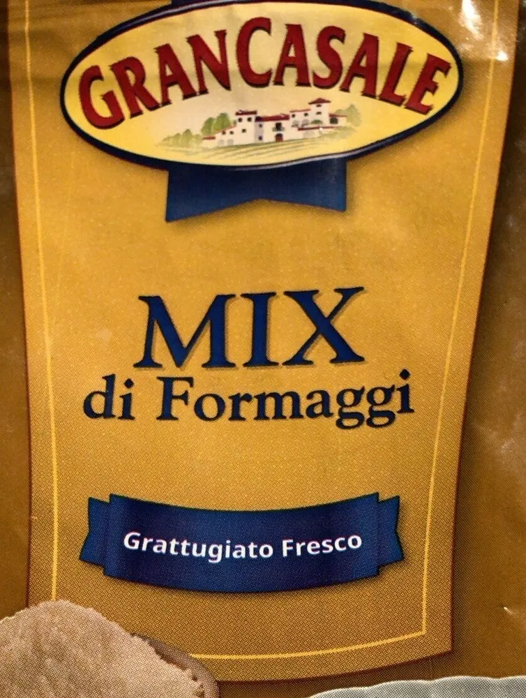 Mix di formaggi grattugiato fresco