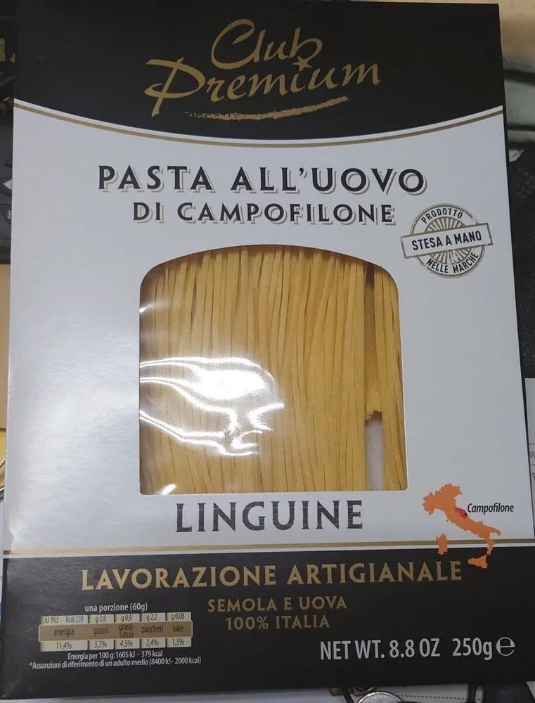Pasta all'uovo di campofilone