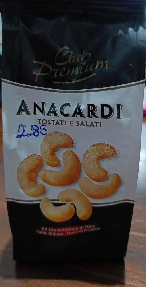 Anacardi tostati