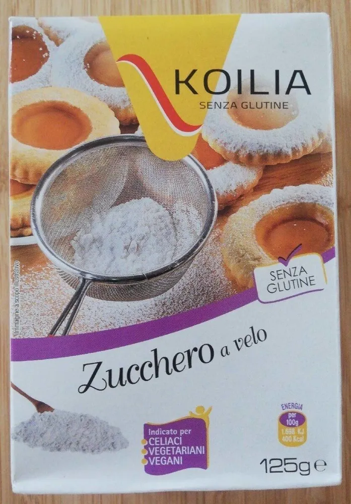 KOILIA senza glutine ZUCCHERO A VELO