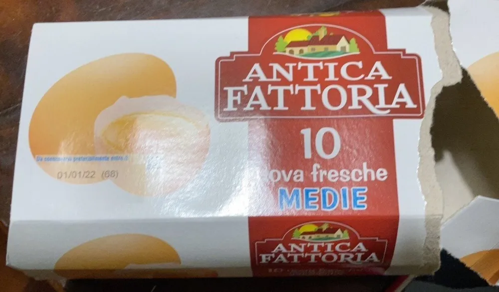 Uova fresche medie
