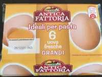 Uova fresche grandi