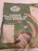 Piadina romagnola igp alla riminese con olio d'oliva
