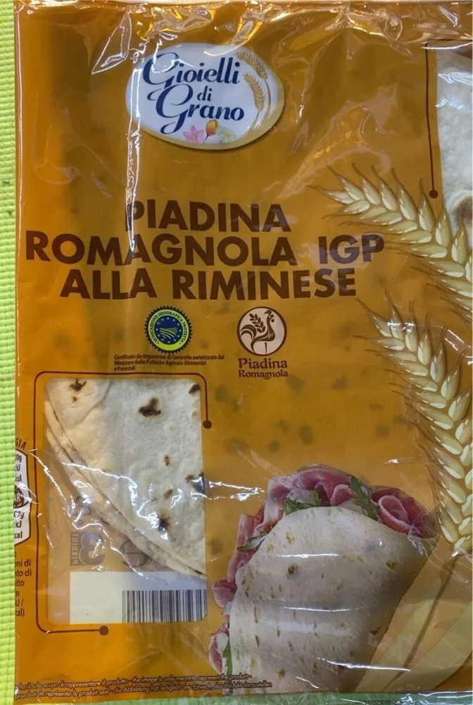 Piadina romagnola igp alla riminese