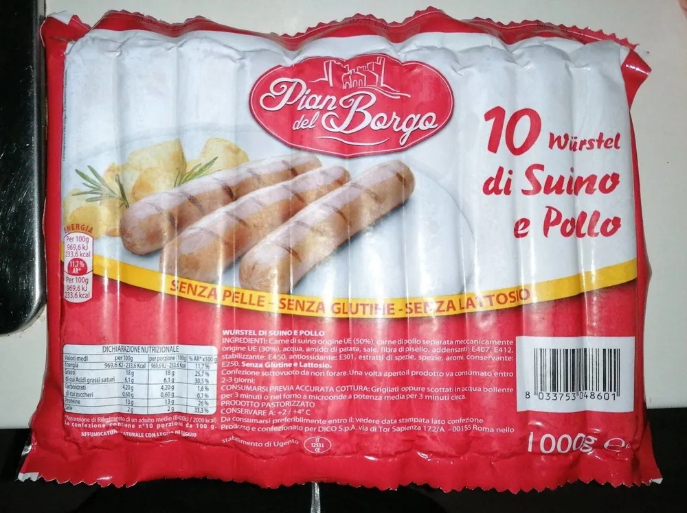 Würstel di suino