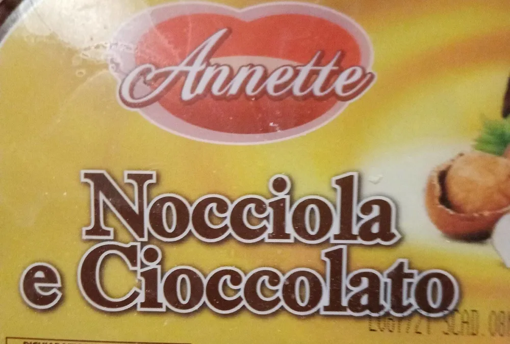 Gelato nocciola e cioccolato