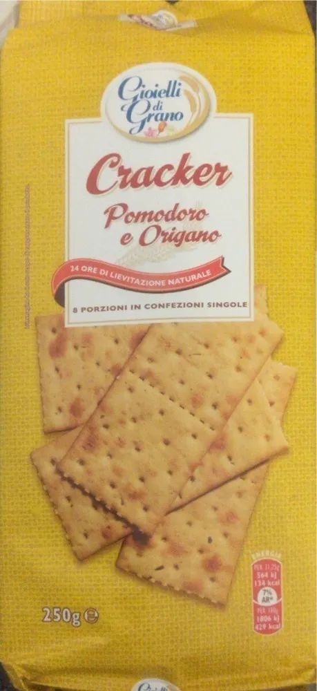 Cracker pomodoro e origano