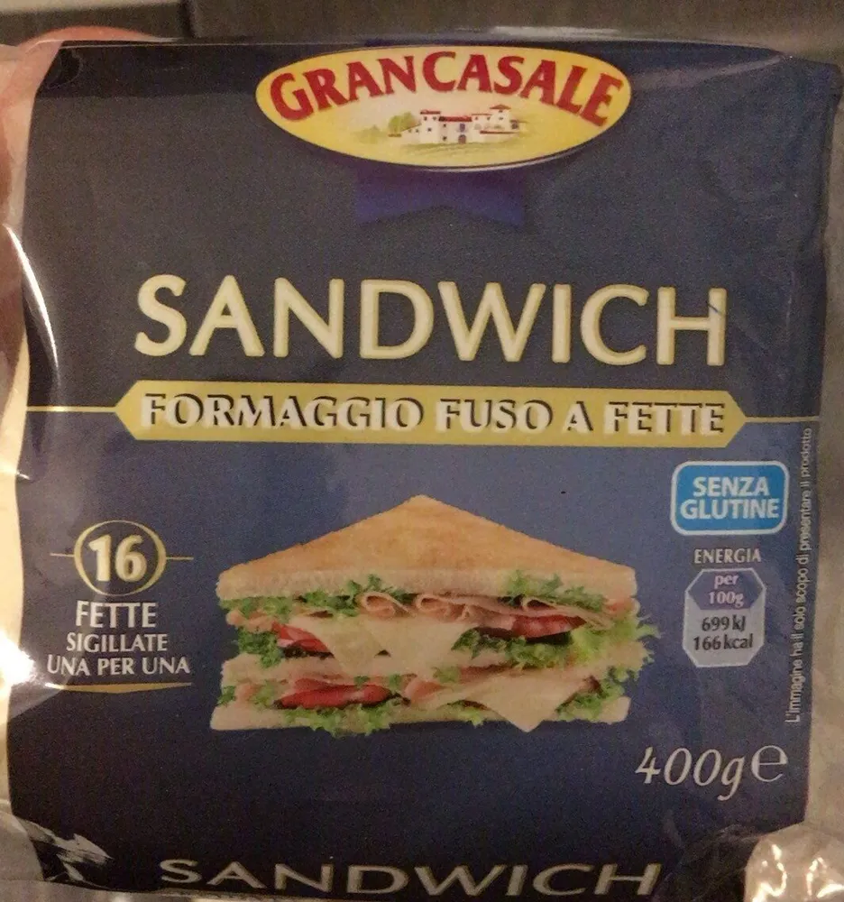 Formaggio fuso a fette