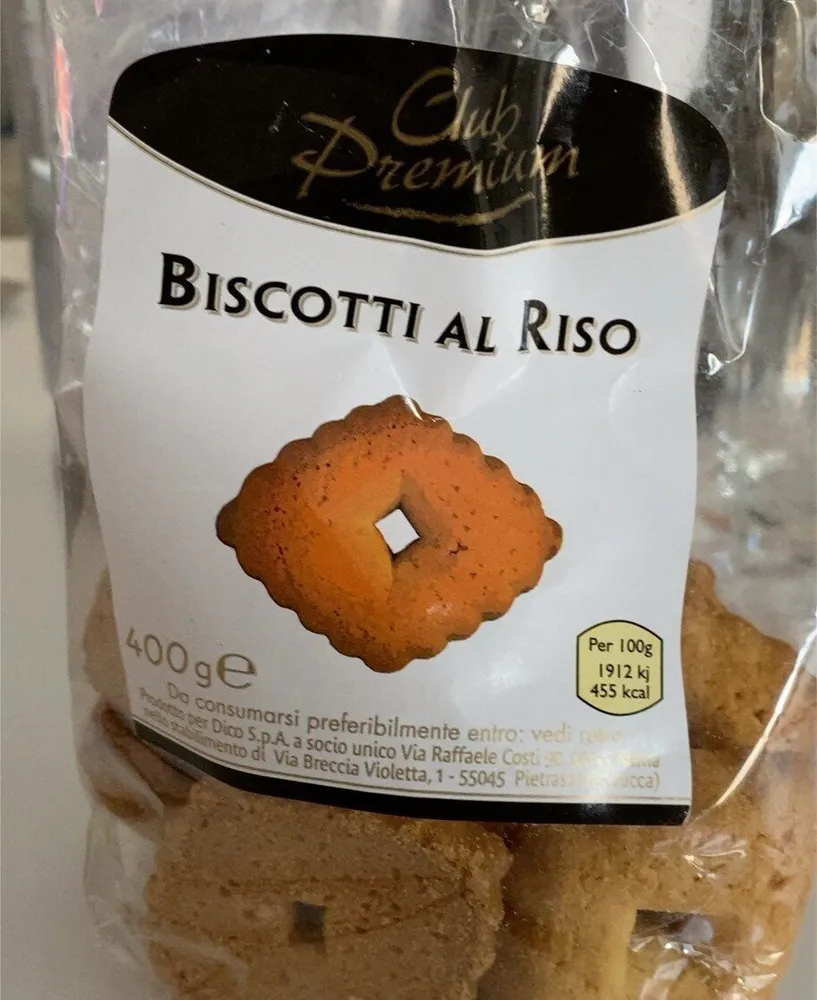 Biscotti al riso