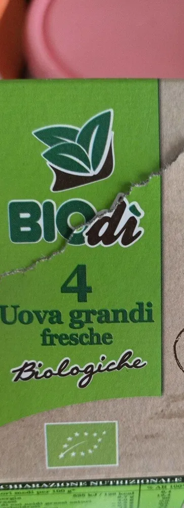 Uova grandi fresche biologiche