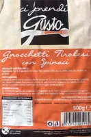 Gnocchetti tirolesi con spinaci