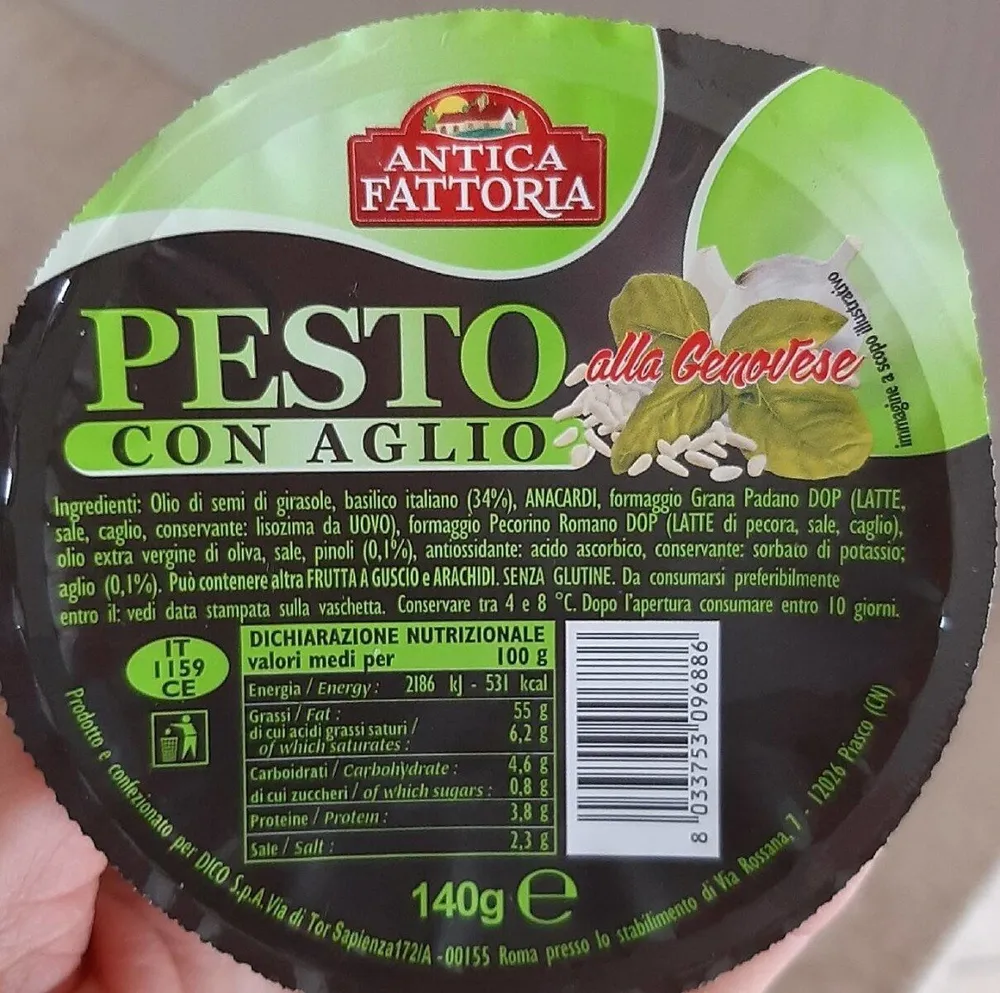 Pesto con aglio
