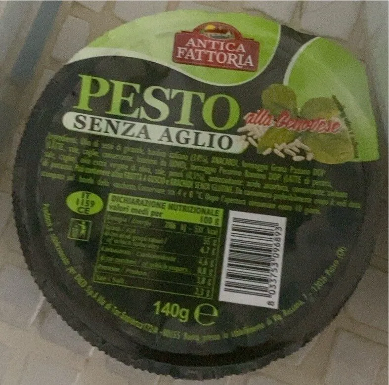 pesto senza aglio