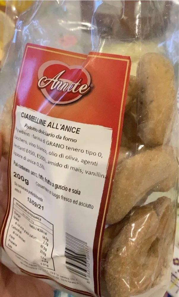 Ciambelline all’anice