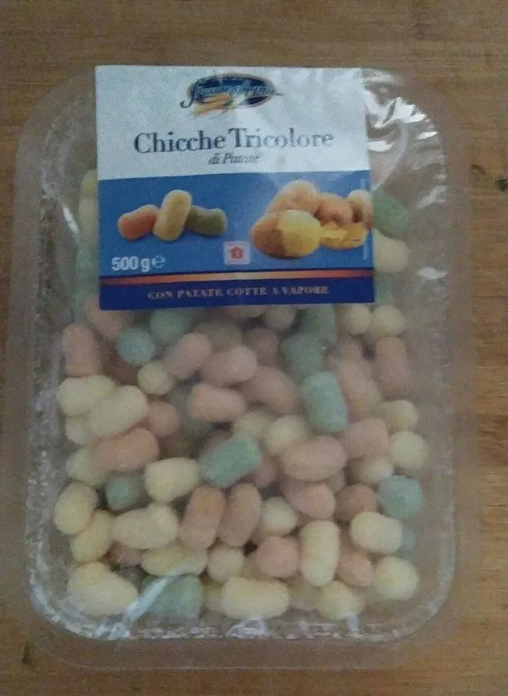 Chicche tricolore di patate